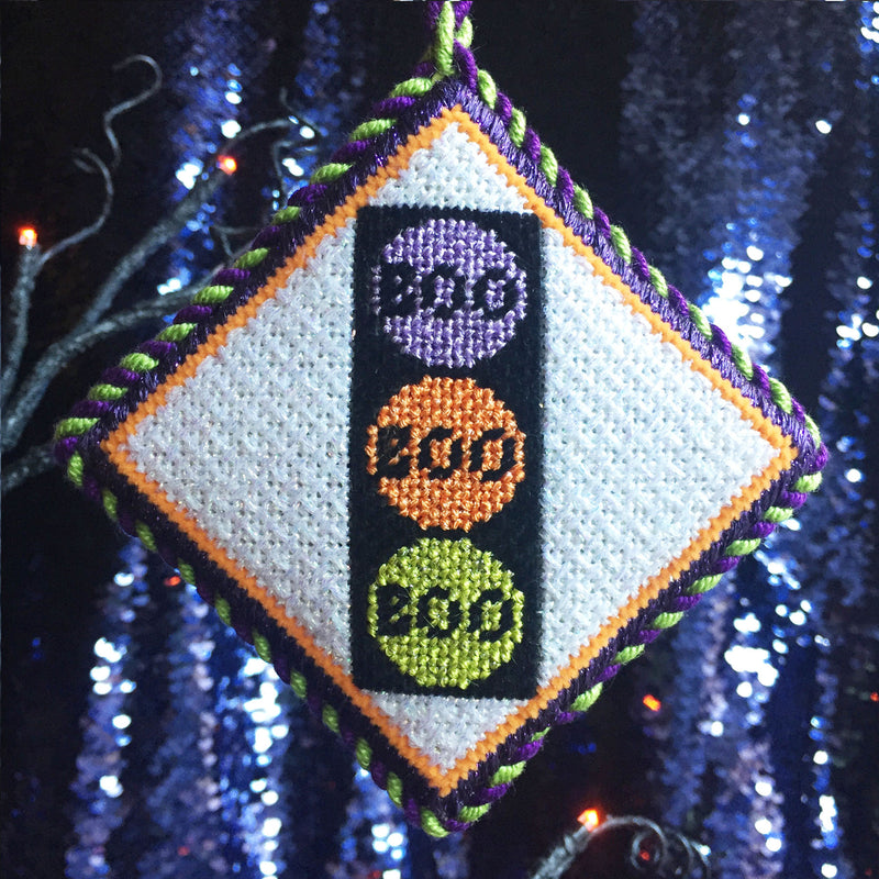 Halloween Street Signs Stitch Guide